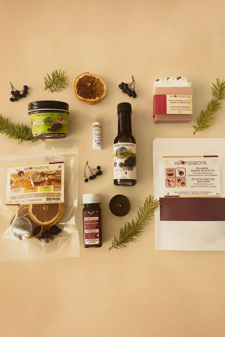 Coffret cadeau aronia Québec