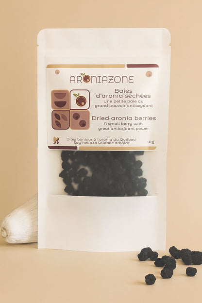 Bayas de aronia secas