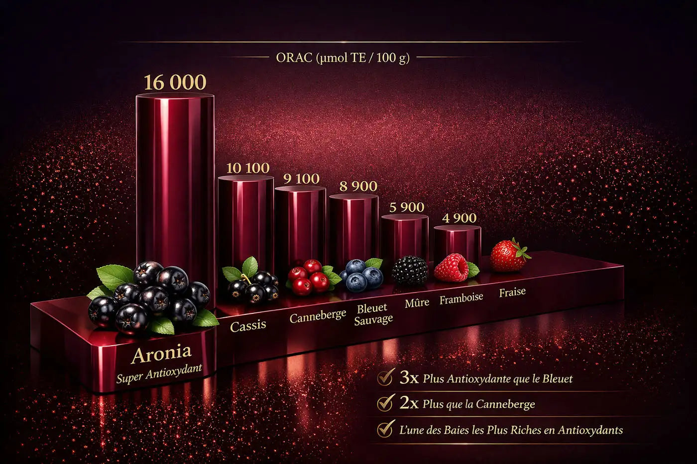 valeurs ORAC baies aroniazone