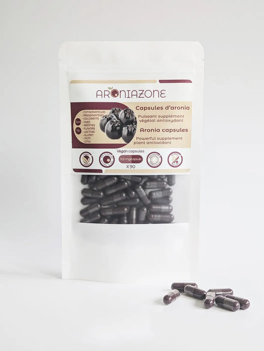 Capsules d’aronia - 90 - Baies d’aronia