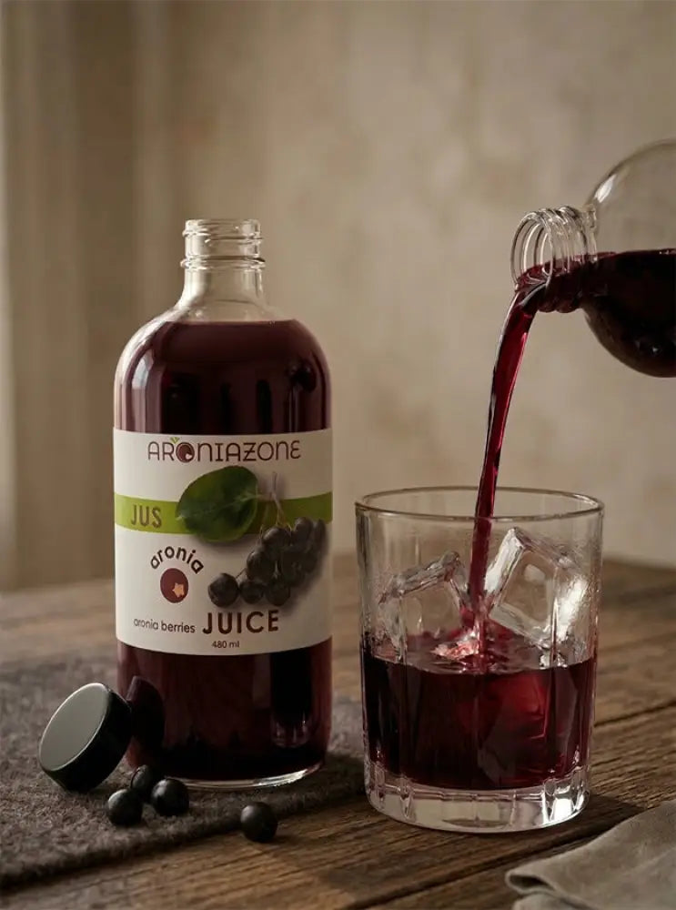 Jus de baies d’aronia
