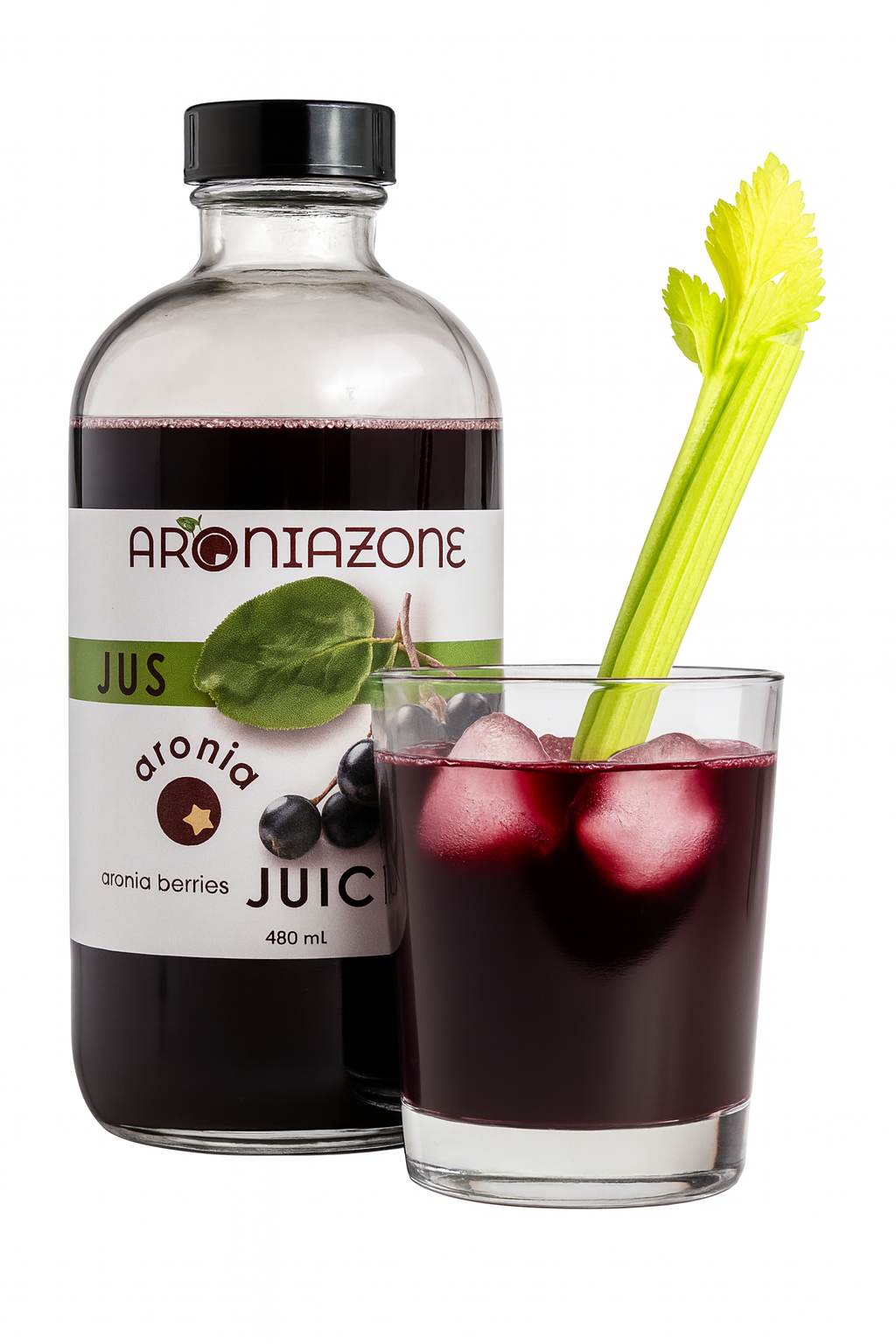 Jus de baies d'aronia