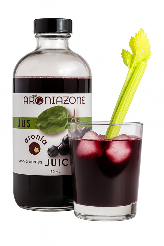 Jus de baies d'aronia