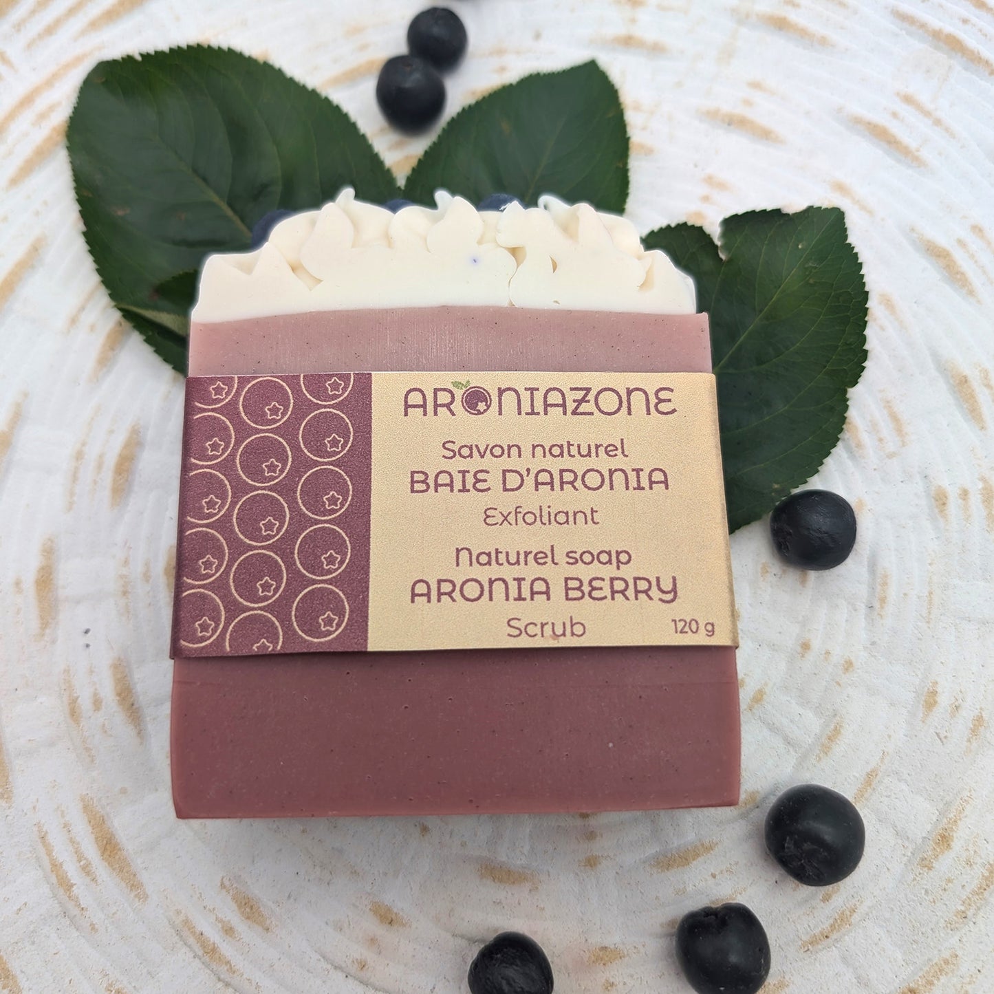 Savon naturel aux baies d'aronia