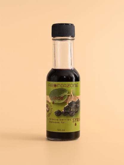 Aronia Berry and Balsam Fir Syrup